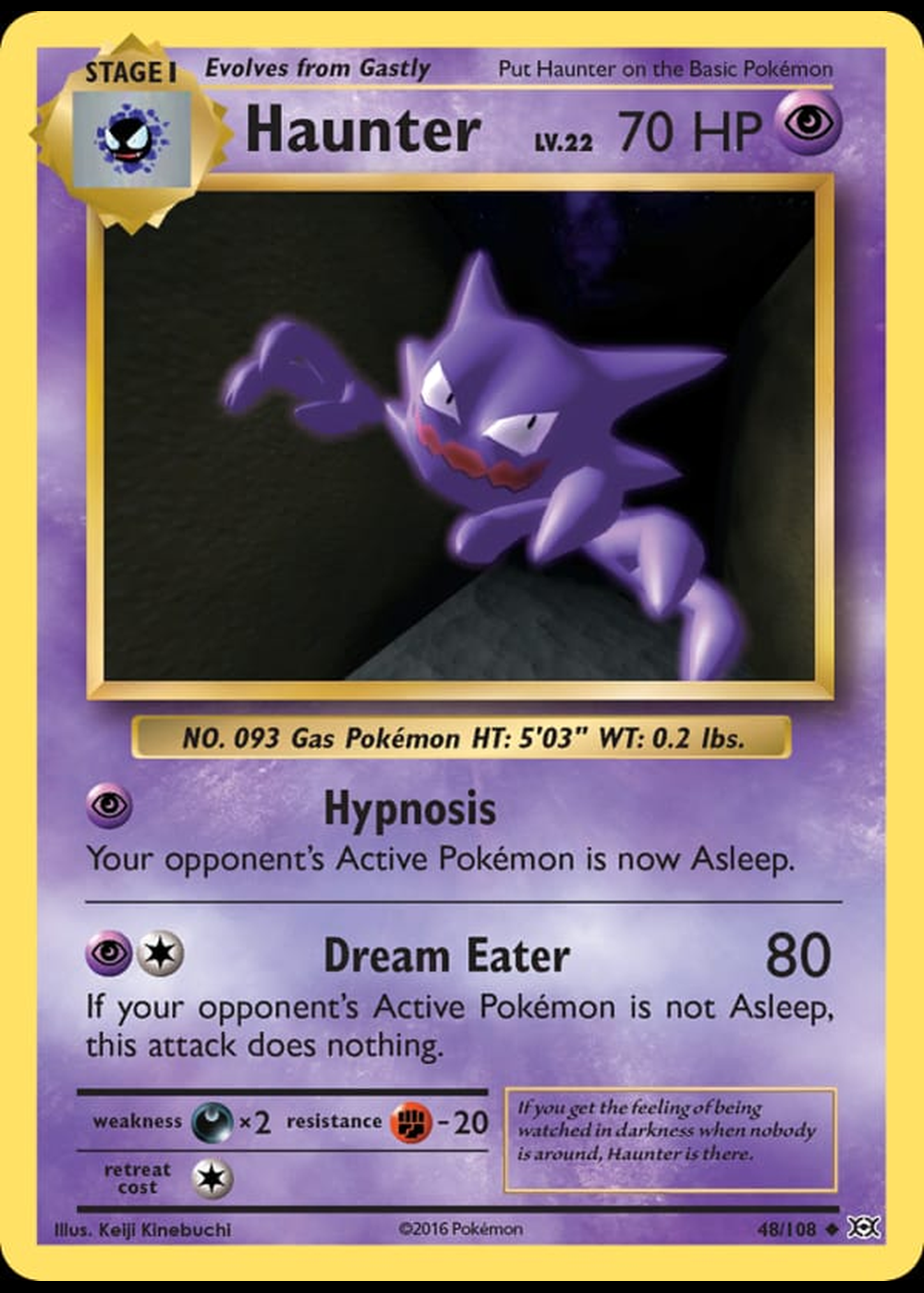 Haunter 48/108 – XY Evolutions (Reverse Holo)