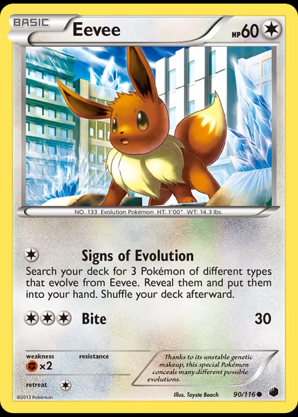 Eevee 90/116 – Plasma Freeze (Reverse Holo)