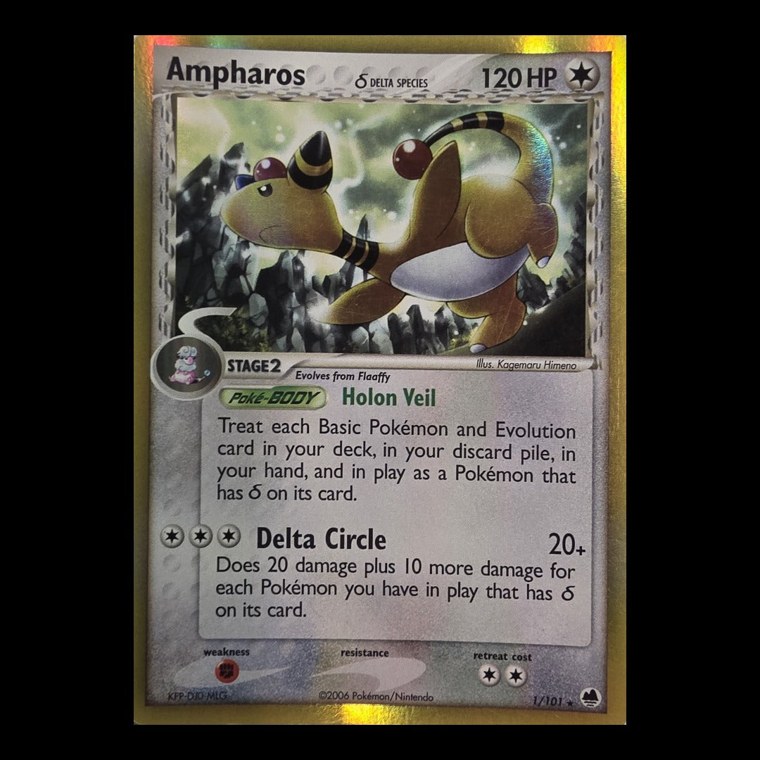 Ampharos 1/101 – EX Dragon Frontiers (Holo Rare)