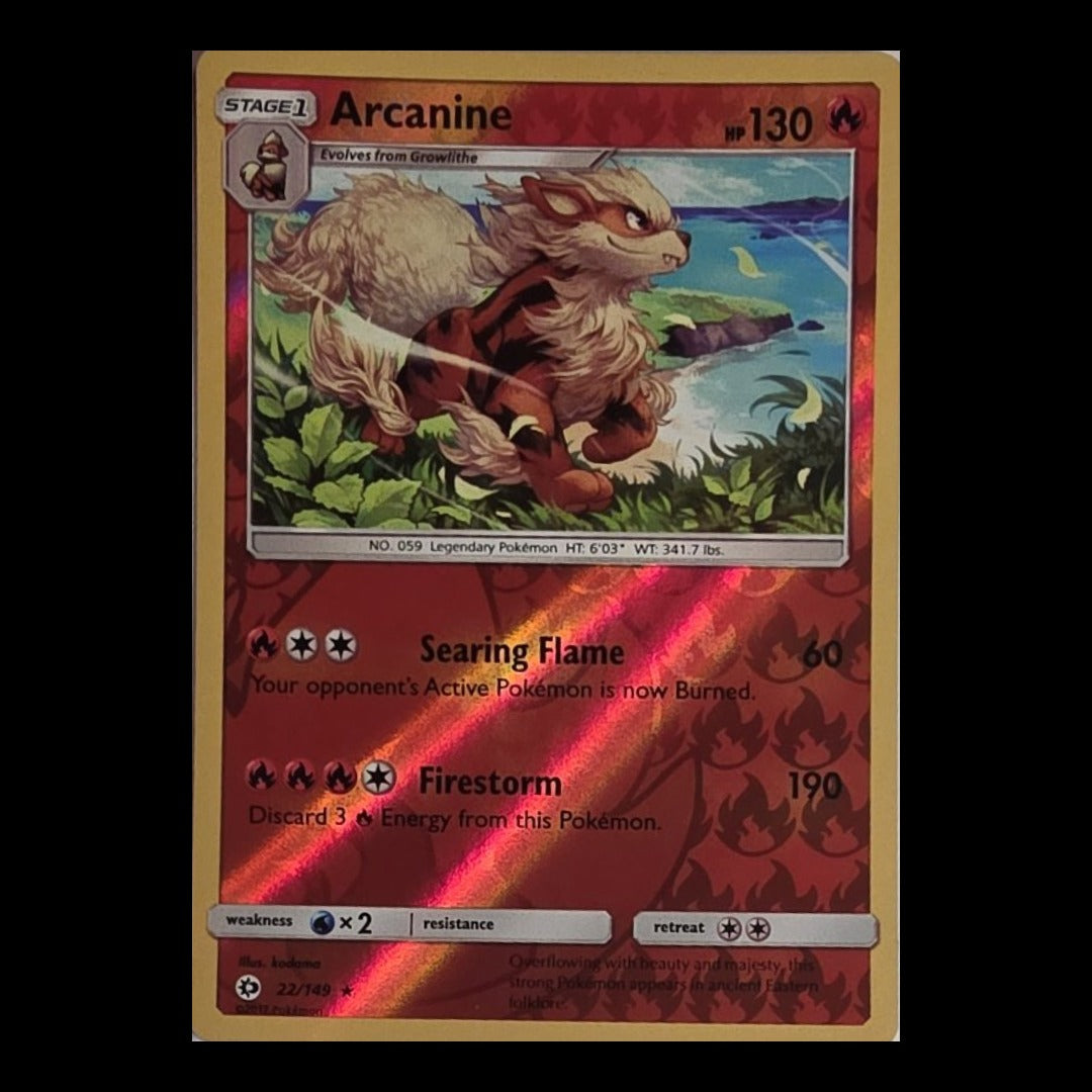 Arcanine 22/149 – Sun & Moon (Reverse Holo)