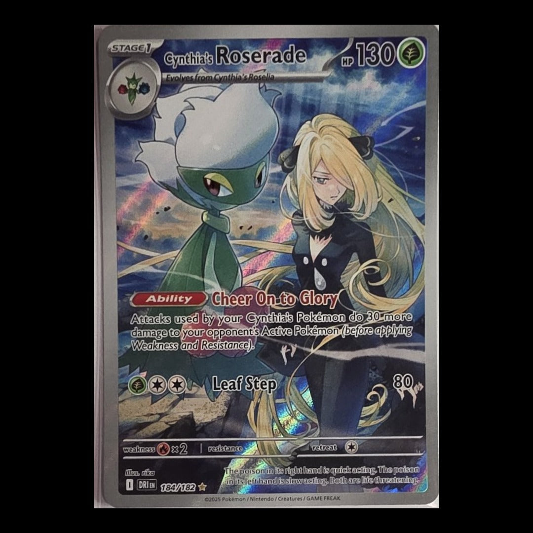 Cynthia's Roserade 184/182 – Destined Rivals (Illustration Rare)