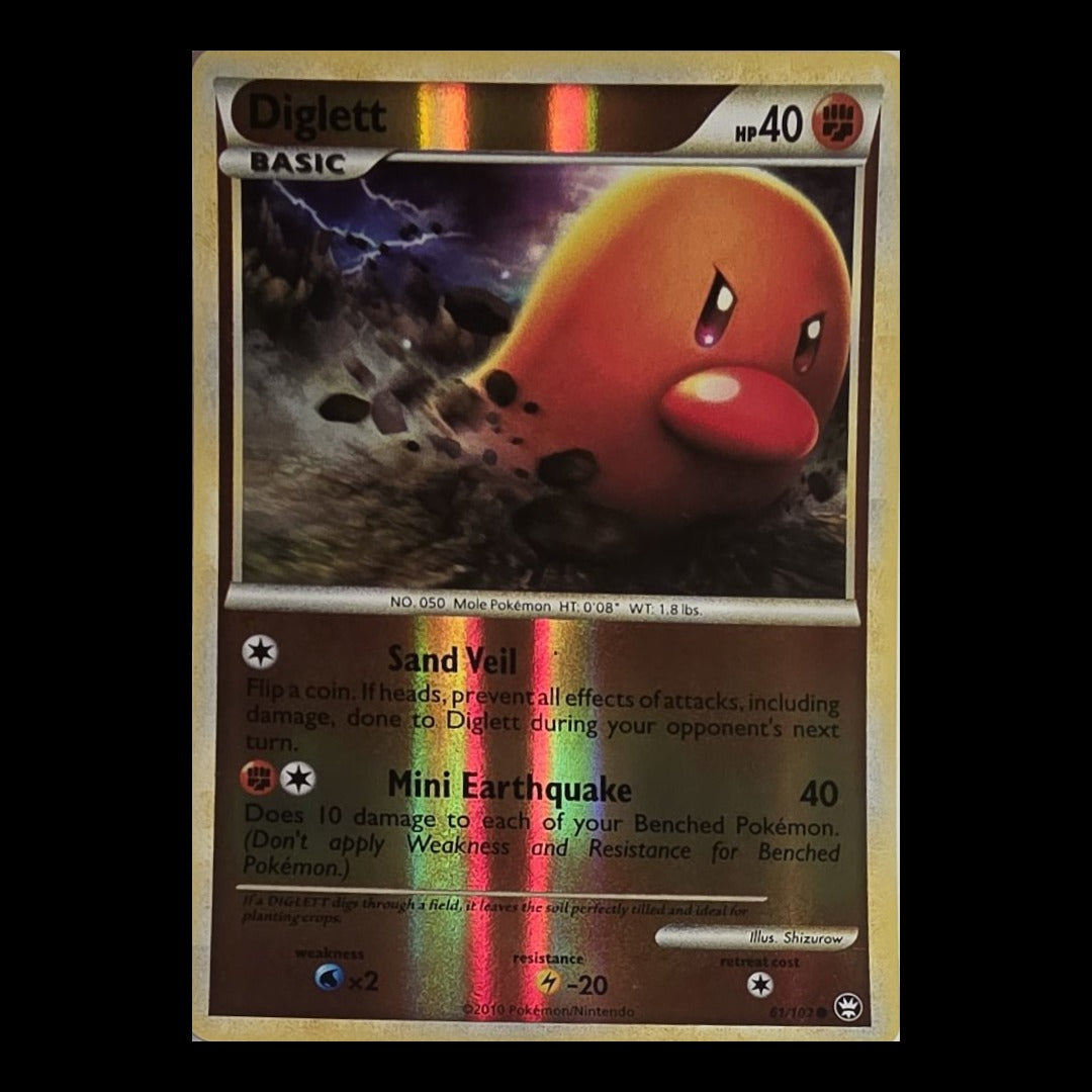 Diglett 61/102 – HS Triumphant (Reverse Holo)