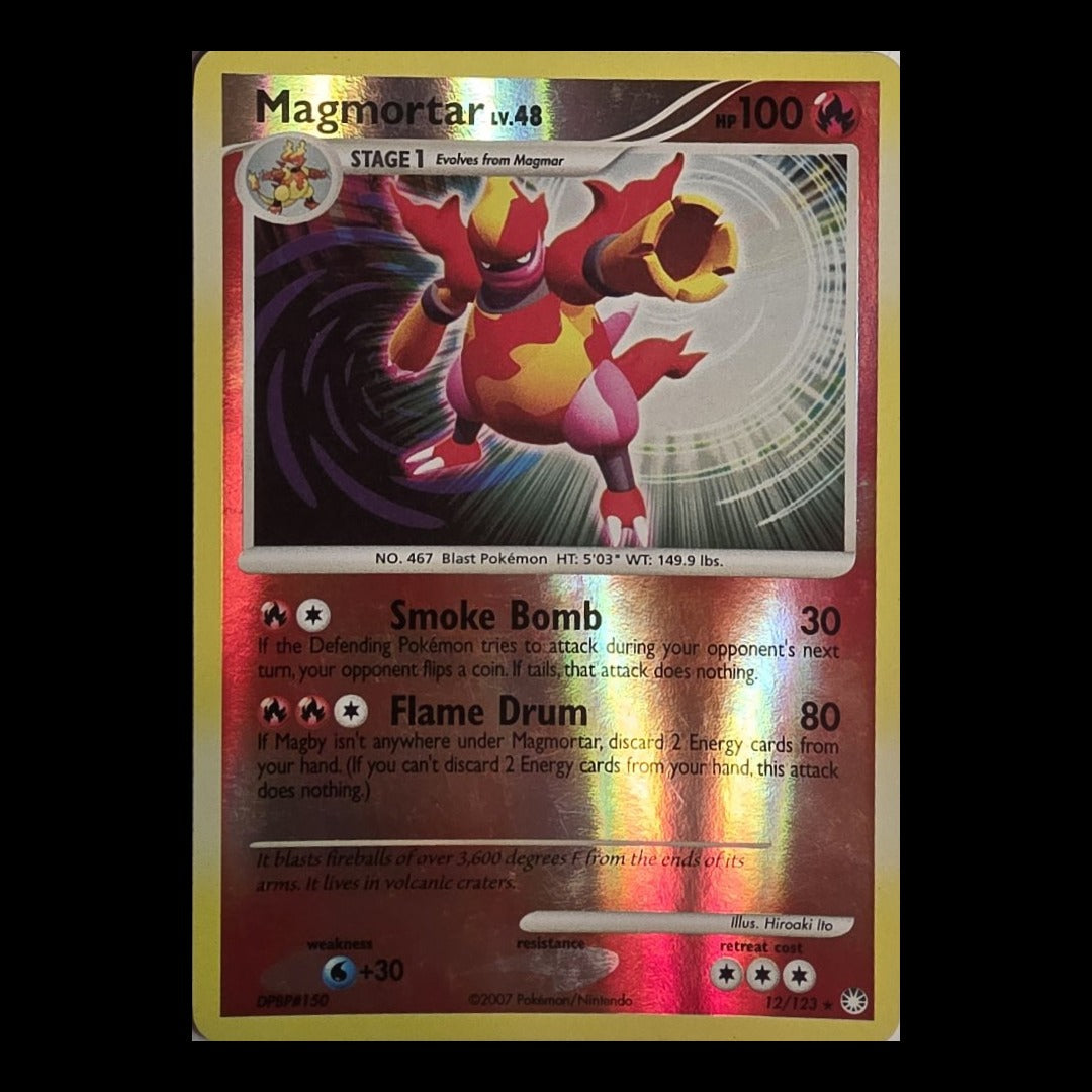 Magmortar LV.48 12/123 – Mysterious Treasures (Reverse Holo)