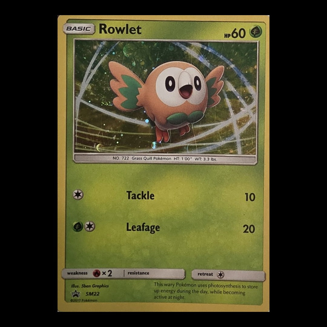 Rowlet SM22 – SM Black Star Promos (Holo)