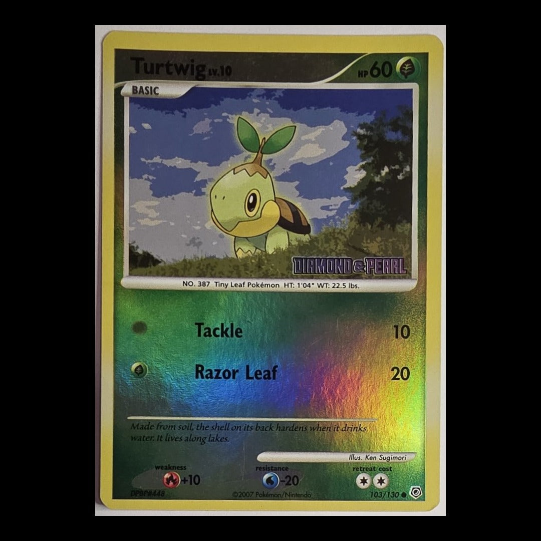 Turtwig LV.10 103/130 – Diamond & Pearl (Reverse Holo)