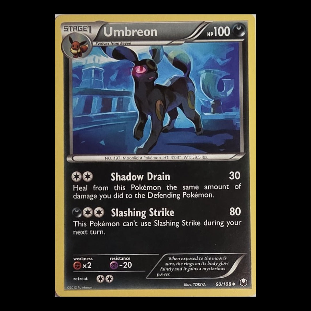 Umbreon 60/108 – Dark Explorers (Non-Holo)