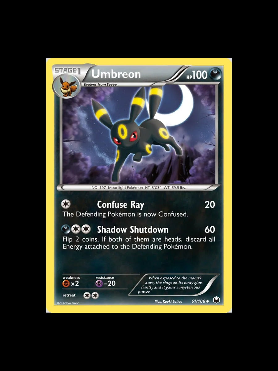 Umbreon 61/108 – Dark Explorers